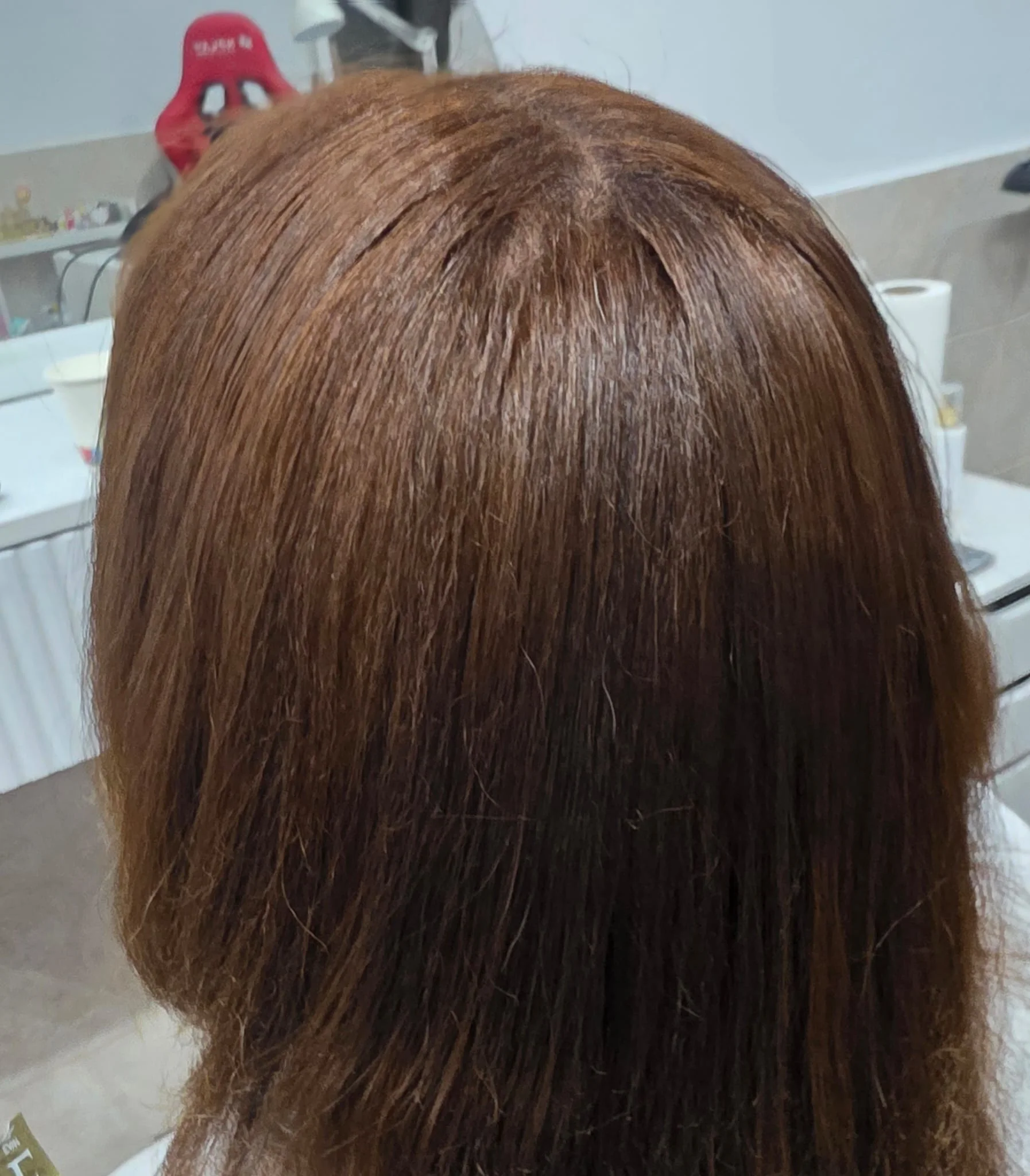 Resultado da coloração em cabelo crespo